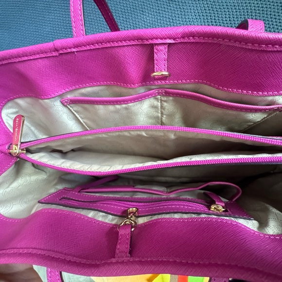Michael Kors Fuschia Pink Purse - Picture 14 of 16